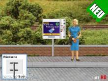 Modellland 1606-8 - 1:87 Spur H0 Zigarettenautomat mit Ständer