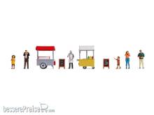 Noch 16229 - Figuren-Themenwelt Eis und Hot Dog-Wagen