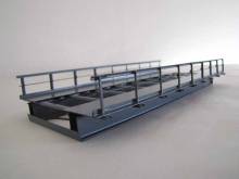 Hack Brücken 16350 - Gerades Brückenelement 188 mm, grau - Typ G188