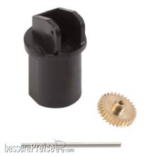 Faller 163501 - Motorhalter für Ø 10 mm Motor, Achse 24 mm / Modul 0,3 Z30