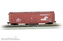 Bachmann 16369 - Conrail #229657 - Track-Cleaning 50 Plug-Door Box Car (N Scale)
