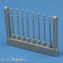 Quickboost QB72 017 - Lancaster gun barrels round perforated Für Hasegawa Bausatz.