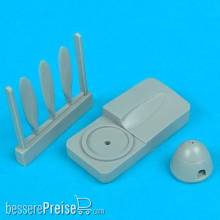 Quickboost QB72 019 - Bf 109G-10 propeller Für Revell Bausatz.