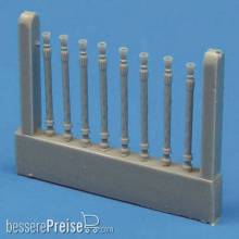 Quickboost QB72 021 - Lancaster gun barrels oval perforated Für Hasegawa Bausatz.