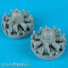 Quickboost QB72 056 - PBY-1/5 Catalina engines für Academy Bausatz