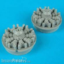 Quickboost QB72 059 - S2F-1 Tracker engines Für Hasegawa Bausatz.