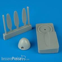 Quickboost QB72 076 - Bf 109G-6 propeller für Hasegawa Bausatz