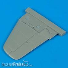 Quickboost QB72 131 - Junkers Ju 88G correct tail fin für Zvezda Bausatz