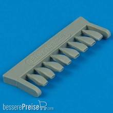 Quickboost QB72 136 - Lancaster air intakes für Hasegawa Bausatz