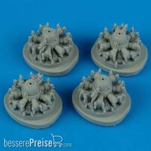 Quickboost QB72 140 - B-24D Liberator engines für Hasegawa Bausatz
