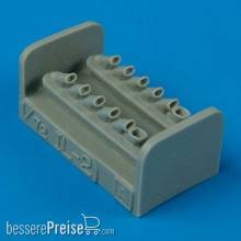 Quickboost QB72 181 - Ilyushin IL-2 exhausts für Academy Bausatz