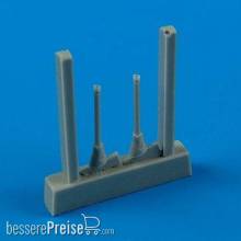 Quickboost QB72 191 - Junkers Ju 88G-6/G-1 gun barrels Für Hasegawa Bausatz