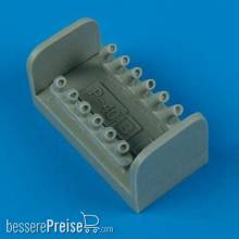 Quickboost QB72 202 - P-40B/C Warhawk exhaust für Trumpeter Bausatz