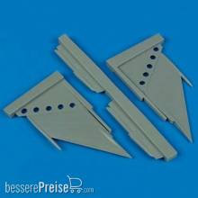 Quickboost QB72 207 - MiG-21MF/bis/SMT correct stabilizers für Fujimi Bausatz