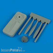 Quickboost QB72 211 - Hurricane de havilland propeller w/tool für Hasegawa Bausatz