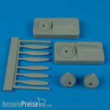 Quickboost QB72 220 - P-38J propellers für Academy Bausatz