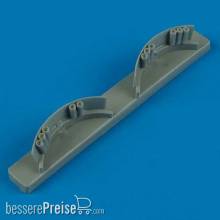 Quickboost QB72 254 - A-1 Skyraider exhaust (HASEGAWA)
