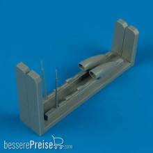 Quickboost QB72 289 - Fw Ta 154 air intakes & pitot tube (HAS)