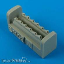 Quickboost QB72 399 - Bf 109E exhaust for Airfix