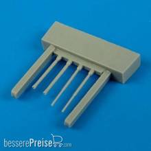 Quickboost QB72 402 - A6M5 Zero gun barrels & pitot tube f.TAM