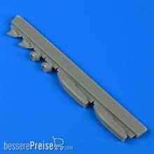 Quickboost QB72540 - Bristol Beaufighter air intakes a. fuel drain (B) for Airfix