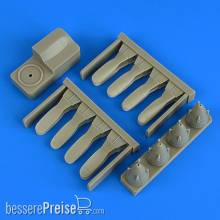 Quickboost QB72555 - P-3 Orion propellers w/tool for Hasegawa
