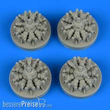 Quickboost QB72574 - B-17G flying fortress engines f. Airfix