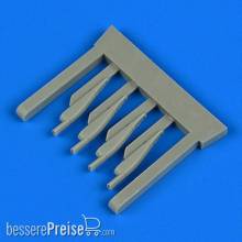Quickboost QB72604 - 1:72 SAAB J-35 Draken air scoops f.Hasega/RV