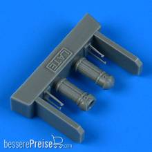 Quickboost QB72 640 - 1:72 Bf 109F/G tropical filter - late for ACA/ITA/FINE