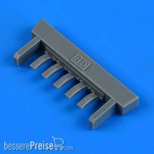 Quickboost QB72 657 - 1:72 La-5 exhaust for CLEAR PROP