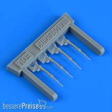 Quickboost QB72 684 - Bf 109F/G/K piston rods with undercarriage legs locks for EDUARD