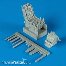 Quickboost QB32 004 - 1:32 Su-27 ejection seat with safety belts für Trumpeter Bausatz