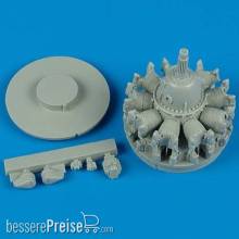 Quickboost QB32 036 - 1:32 F4U-1D Corsair Engine für Hasegawa Bausatz
