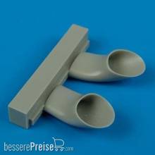 Quickboost QB32 072 - 1:32 Nakajima Ki 44 exhaust for Hasegawa