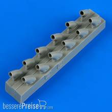 Quickboost QB32159 - 1:32 P-40E Warhawk exhaust for Hasegawa