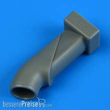 Quickboost QB32 349 - Bf 109G-2/4/6 air intake for Hasegawa