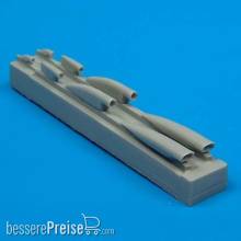 Quickboost QB48 021 - 1:48 MiG-21MF air cooling scoops für Academy Bausatz