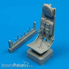 Quickboost QB48 025 - 1:48 He 162 ejection seat with safety belts für Italeri Bausatz