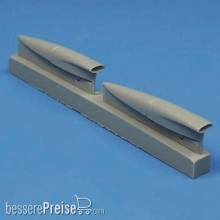 Quickboost QB48 028 - 1:48 F-8 Crusader air cooling scoops für Hasegawa Bausatz
