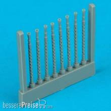 Quickboost QB48 047 - 1:48 Lancaster gun barrels round perforated für Tamiya Bausatz