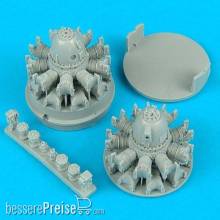 Quickboost QB48 055 - 1:48 P-61 Black Widow engines für Revell Monogram Bausatz