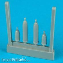 Quickboost QB48 065 - 1:48 Spitfire F Mk. 24 cannon barels für Airfix Bausatz