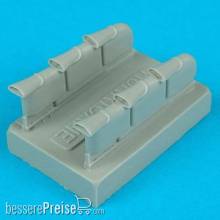 Quickboost QB48 066 - 1:48 Hurricane Mk. I exhaust für Hasegawa Bausatz