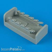 Quickboost QB48 085 - 1:48 Bf 109E exhaust für Tamiya Bausatz