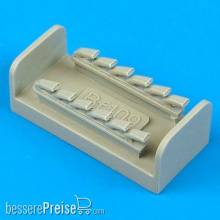 Quickboost QB48 098 - 1:48 Bf 109G/K exhaust für FUJIMI Bausatz