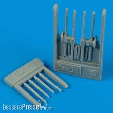 Quickboost QB48 100 - 1:48 P-61B Black Widow gun barrels für Revell Monogram Bausatz