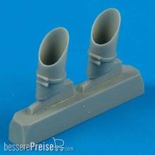 Quickboost QB48 103 - 1:48 TBM-1/TBM-3 Avenger exhaust für Italeri Bausatz
