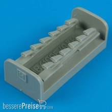 Quickboost QB48 110 - 1:48 Bf 109F exhaust für Hasegawa Bausatz