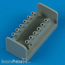 Quickboost QB48 183 - 1:48 Spitfire Mk. IX exhausts - round für Hasegawa Bausatz