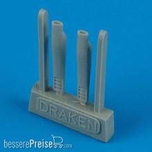 Quickboost QB48 188 - 1:48 J-35 Draken air scoops für Hasegawa Bausatz